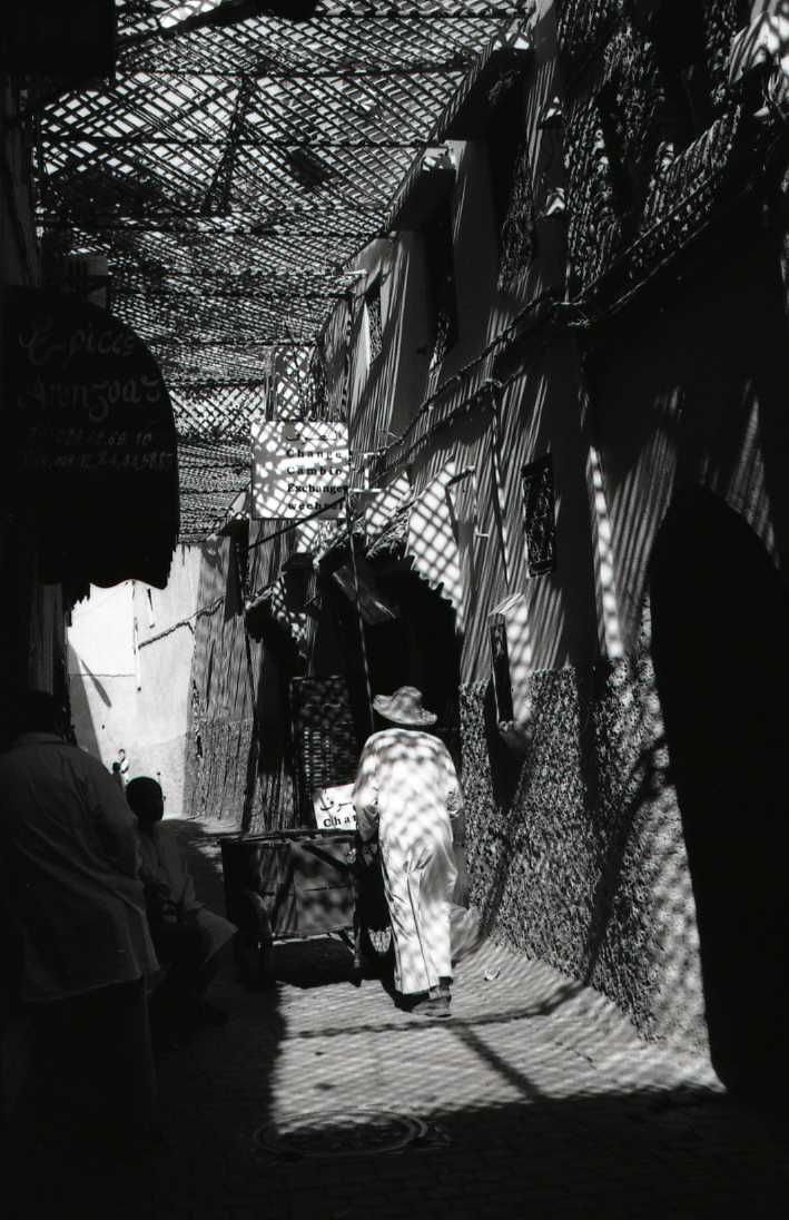 Traveling merchant (Souk of Marrakech)